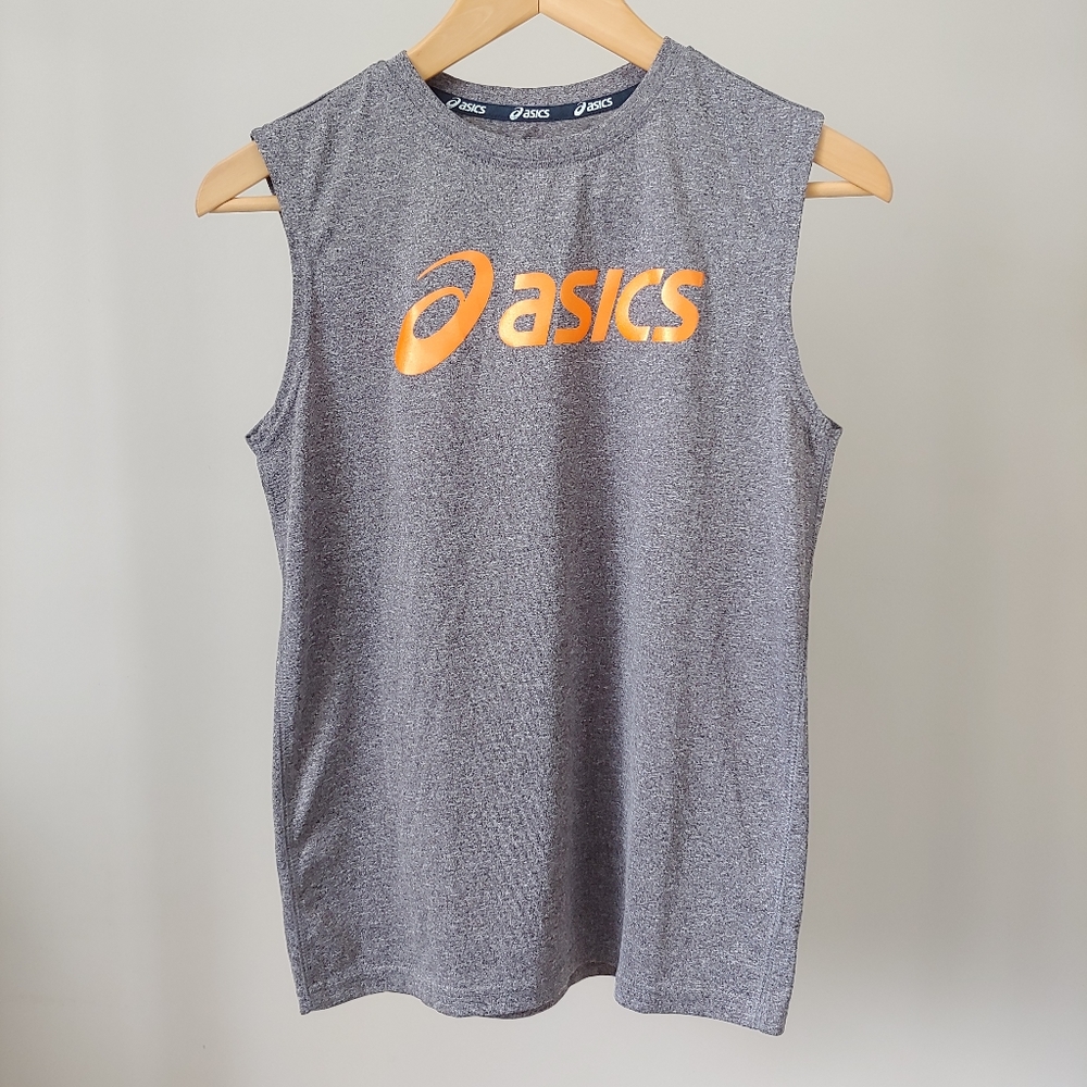 Asics Boy's Sports Tank Top Muscle Tee Size Large